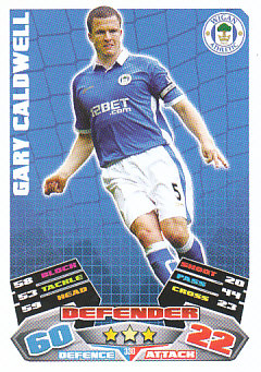 Gary Caldwell Wigan Athletic 2011/12 Topps Match Attax #330